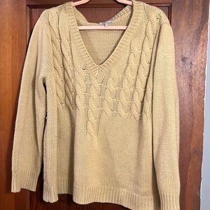 Sandy colored 1/2X casual sweater